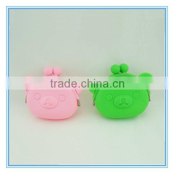 mouse shape silicone coin holder gift pouch