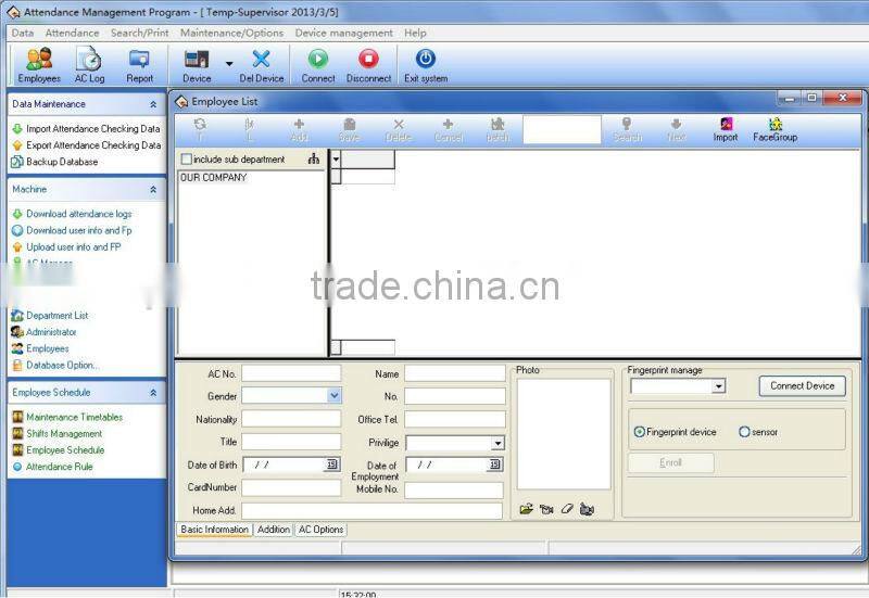 iclock 880 fingerprint access control