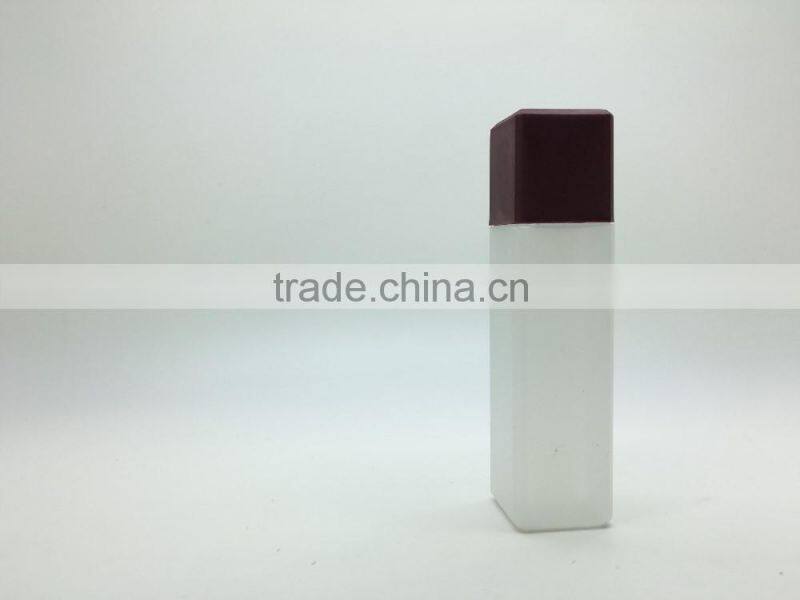 High quality PE bottle for hotel shampoo/empty square plastic bottles/cheap plastic bottle packaging