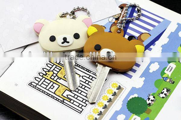 2013 Silicone Key Chain with Cute Bear