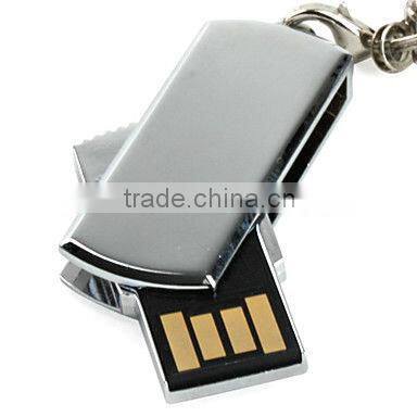 waterproof & Mini Swivel Keychain Style USB Flash Drive