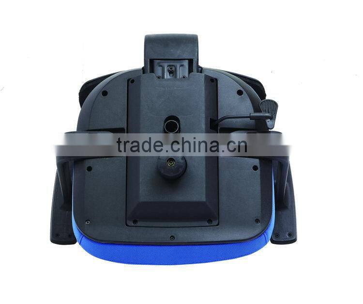 Top level First Choice blue fabric office chair