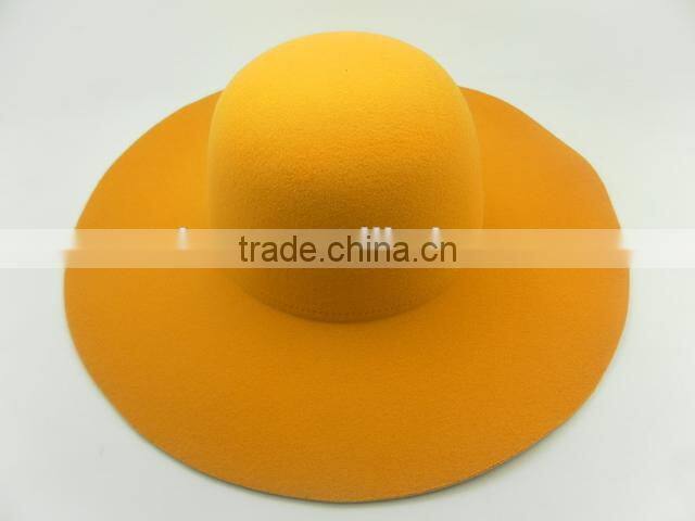 Cost price hot selling wholesale ladies wool fashion felt hat