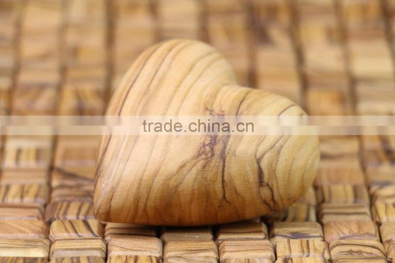 Olive Wood Carved Big Heart
