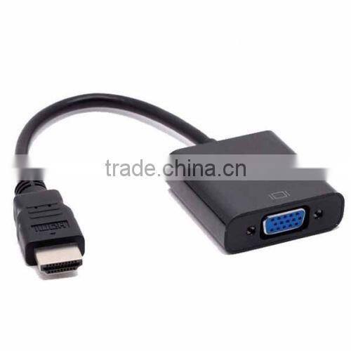 HDMI to VGA with Audio + Mini Micro HDMI to hdmi Convertor adapter 3 in 1 cable
