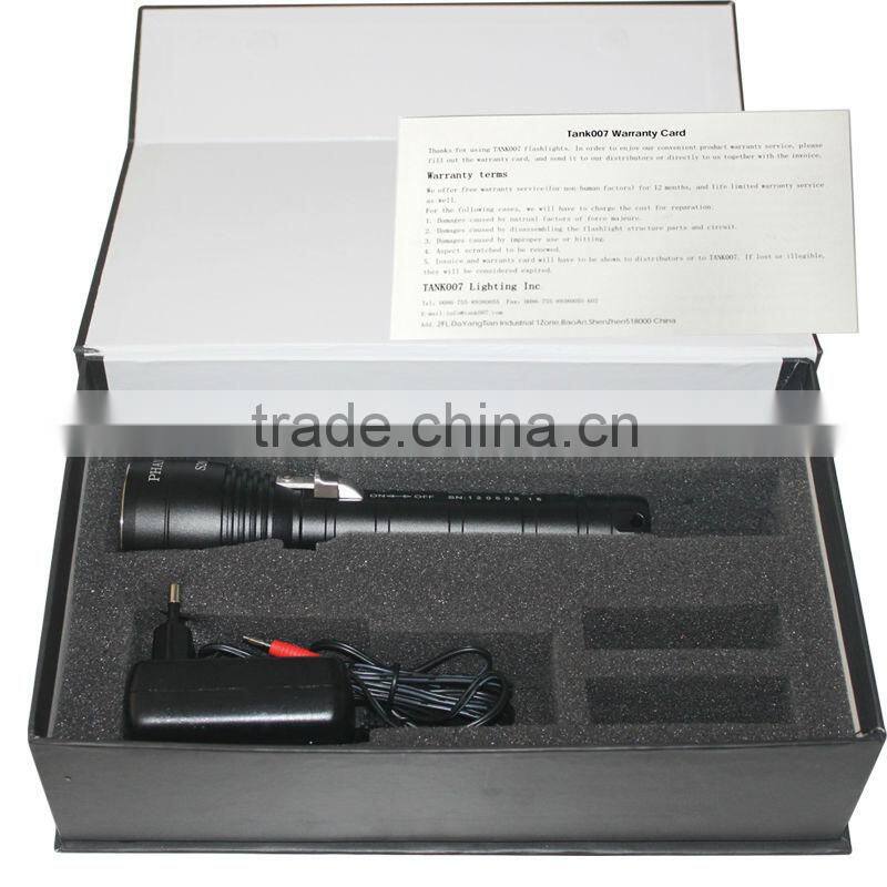 High Power Dive Flashlight 1000Lumen Underwater 200m TANK007 D60