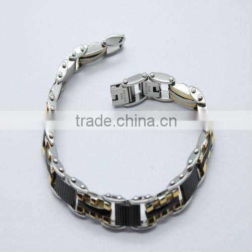 hot!! factory supply promotional 316 spain stainless steel friendship bracelets for men'gift