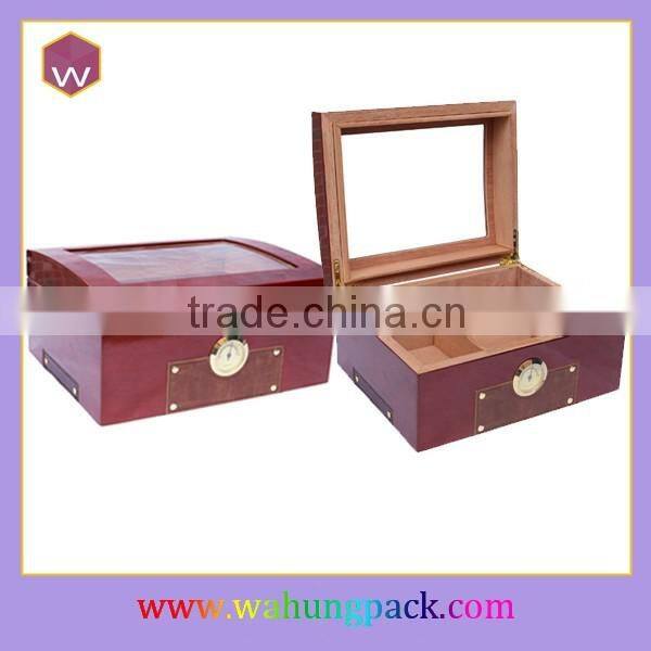 Cuban Solid Wood Humidor Cigar boxes With Empty Interior Design