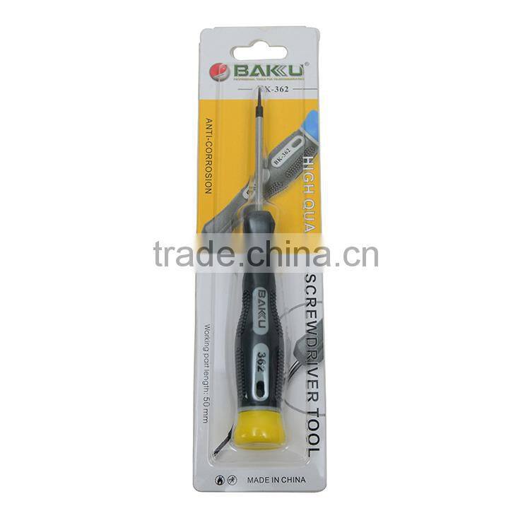 2016 BAKU Warehouse Price S2 Steel mini plastic screwdriver for cell phone BK-362