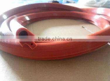 Silicone rubber seal