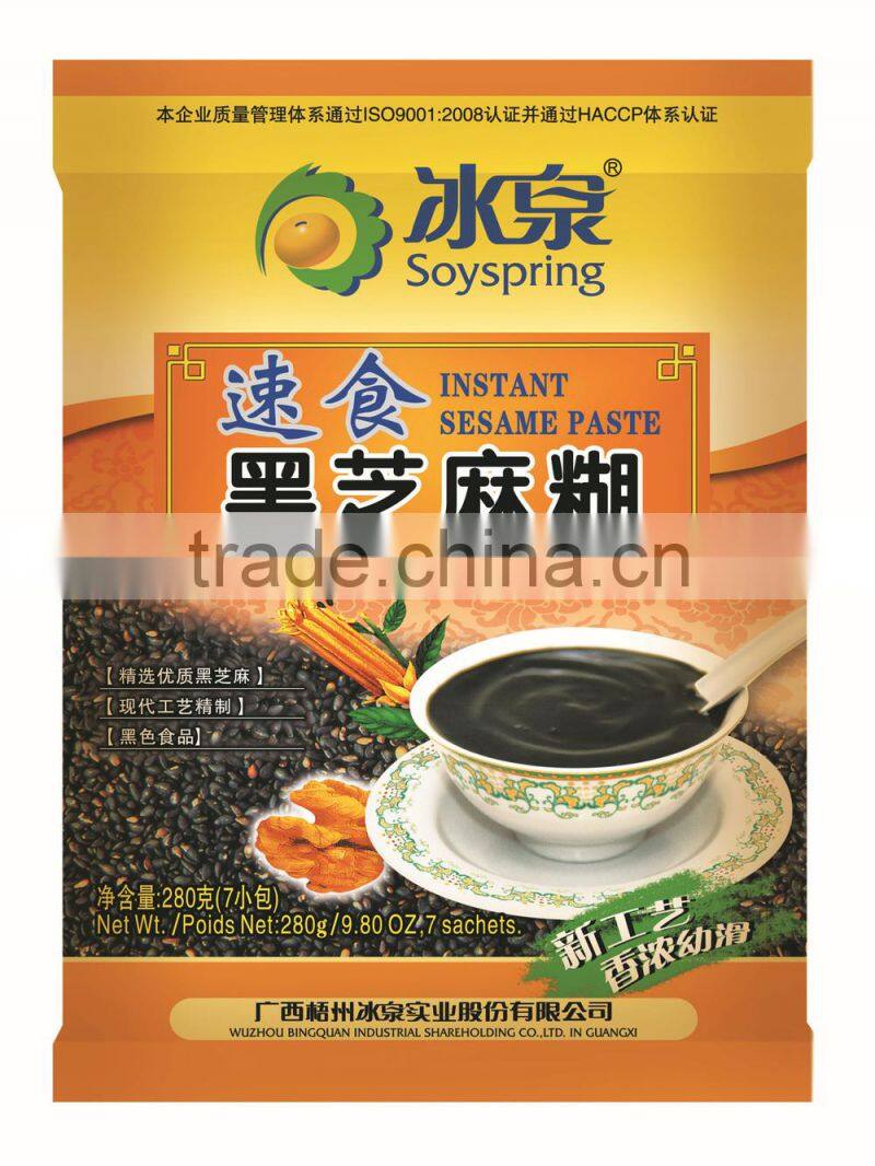 Sweet Chinese Dessert Black Sesame Paste