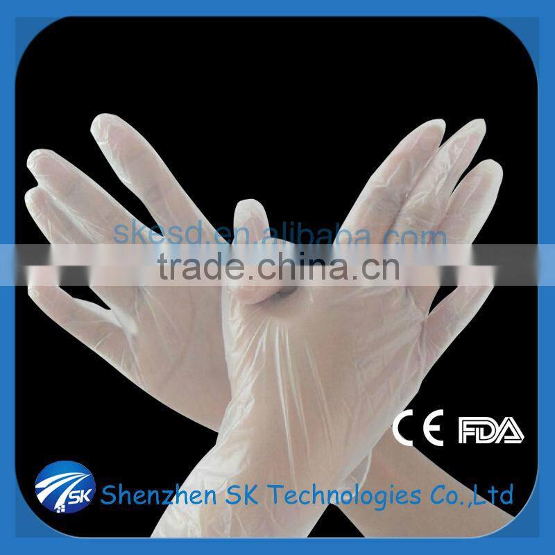 powder free vinyl exam glove