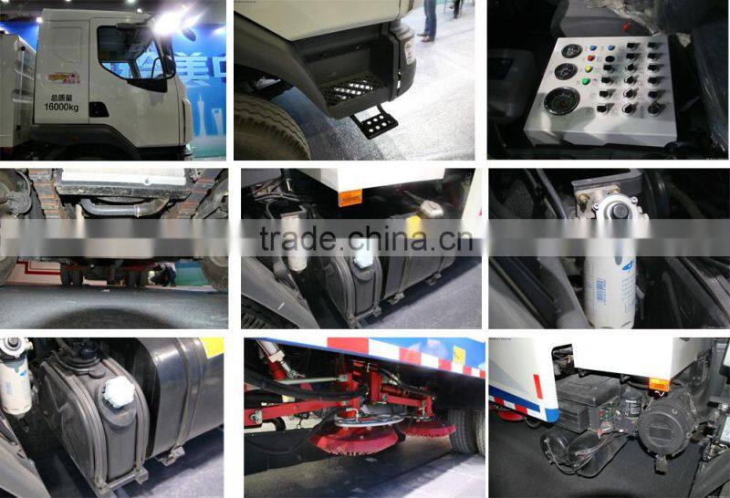 High quality DFL road sweeper truck with Snow shovel