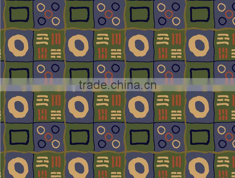 Elegant machine made wool carpet for home use