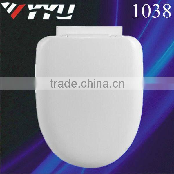 Soft close polypropylene toilet closestool cover for lavatory 1038