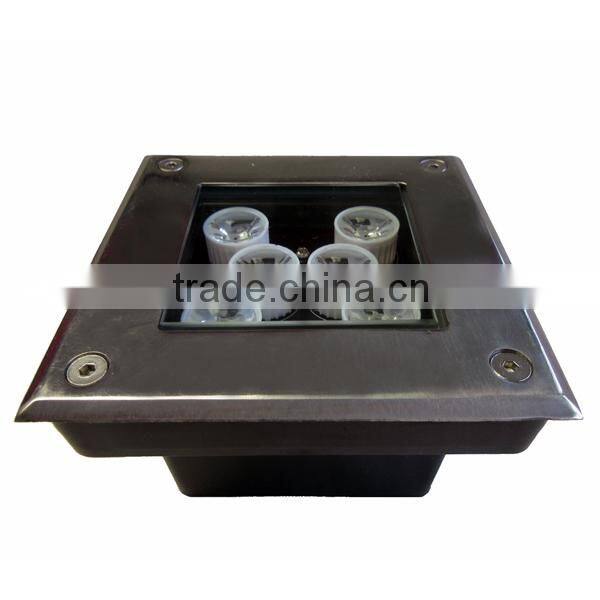 IK10 Passed IP68 waterproof LED Square underground light