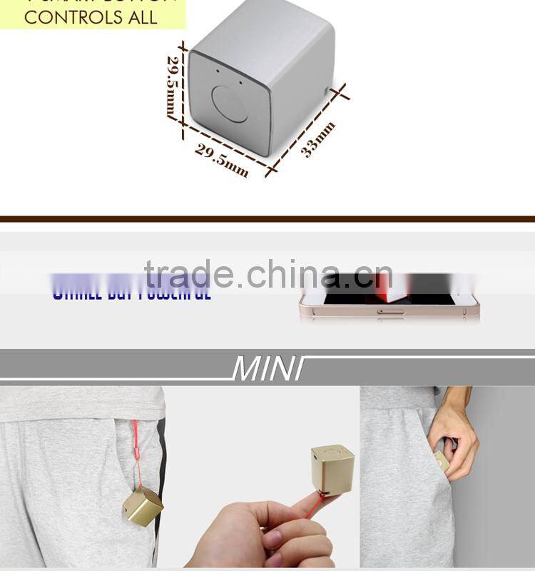 New portable high quality wireless speaker, amazing mini bluetooth speaker with logo