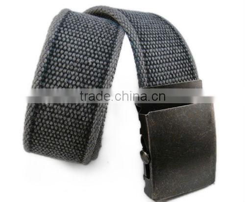Jeans' Military Webbing Washed Cotton Belt for Men