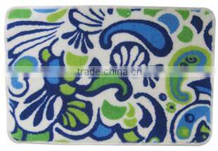 2014 polyster anti slip waterproof floor mat