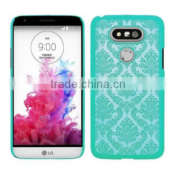 C&T Damask Design Ultra Slim Clear Hard Back Case Cover for LG G5