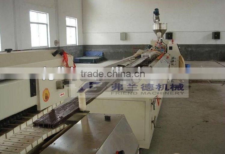 outdoor wpc tile wood and plastic composition extruder machine