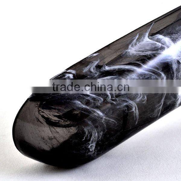 Plastic Black Marbled Luxury Jacket Hanger for Luxury Sports Wear