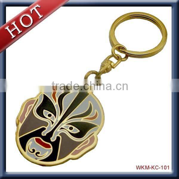 funky and traditional purse keychain