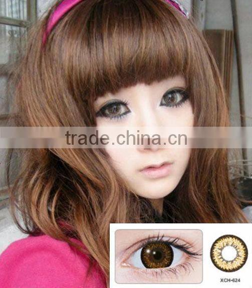 2014 New arrival authentic GEO XCH series 622 blue color cosmetic contact lens made in korea by GEO Medical