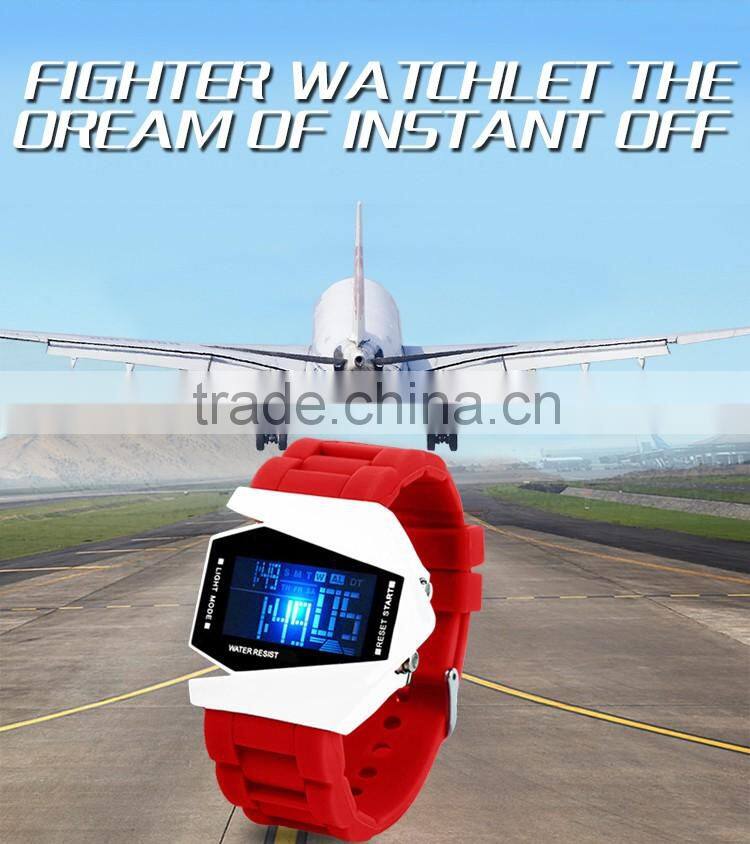 wholesale hardened glass watch Silicone analog bracelet watch with CE certification