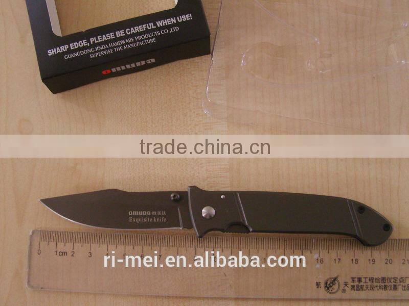 Camping damascus folding hunting knife pocket knife