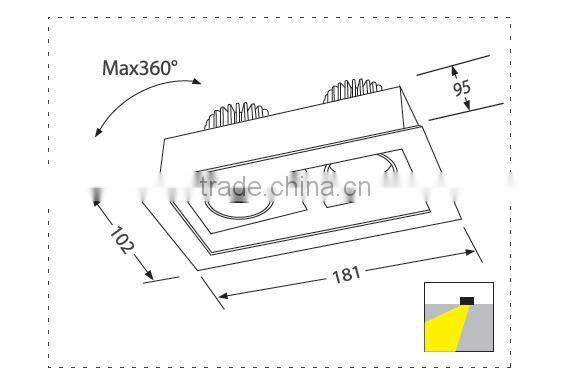 Unique style led Grille lights
