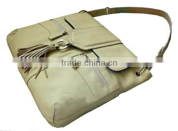 Wholesale women leather tote bag private label handbags leisure travel book bag messenger bag