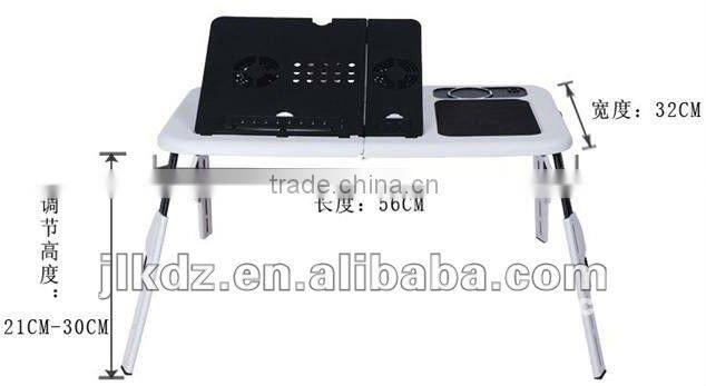 Latest high quality adjustable laptop cooling pad with mouse pad