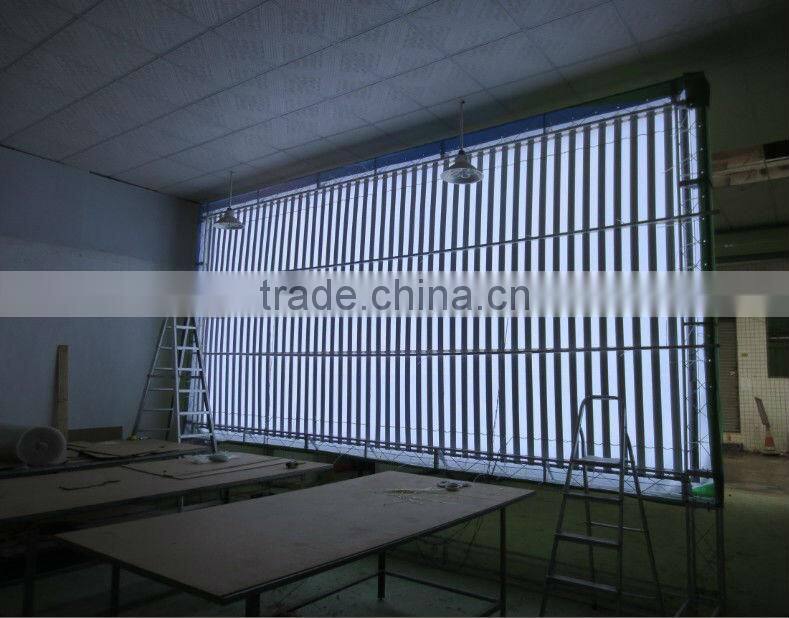 Double sided led backlit highway unipole