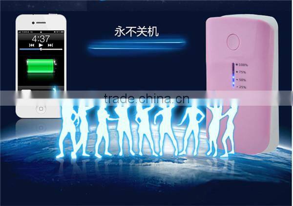 Fast charging 5200mah portable power bank manual for power bank battery charger