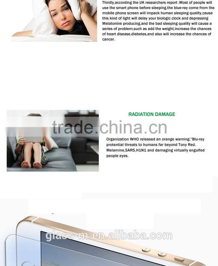 Premium Anti Blue Ray Tempered Glass Screen Saver for iPhone SE