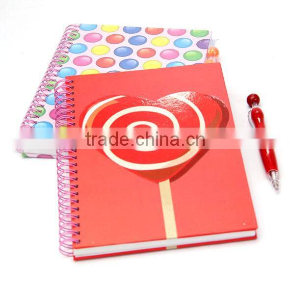 Harcover Ruled Notebook and Pen Gift Set