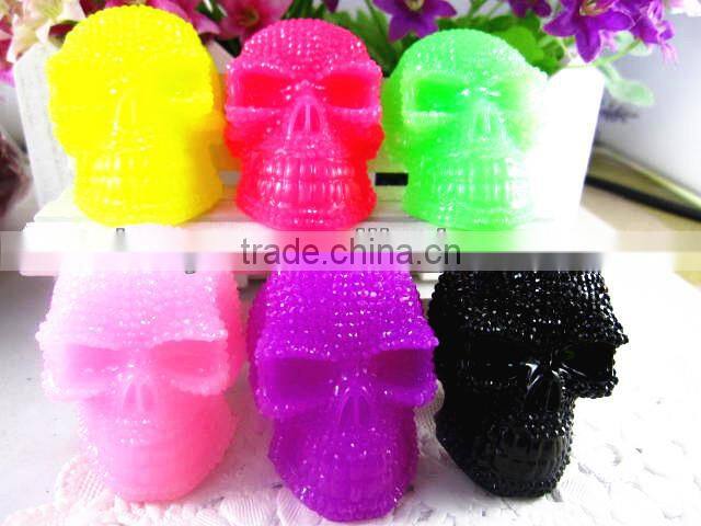 Shining Resin skulls-Flat back resin craft(Cabochon)