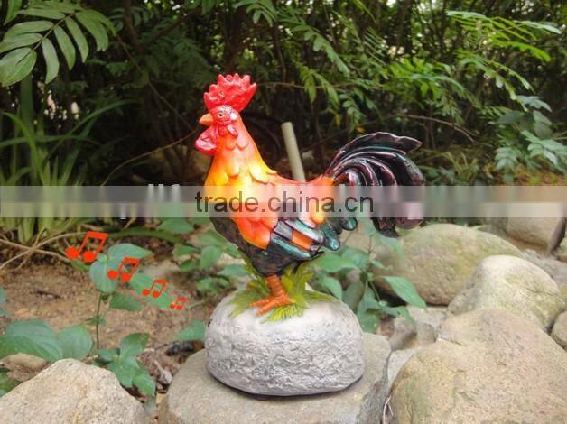 resin cock with motion sensor and light