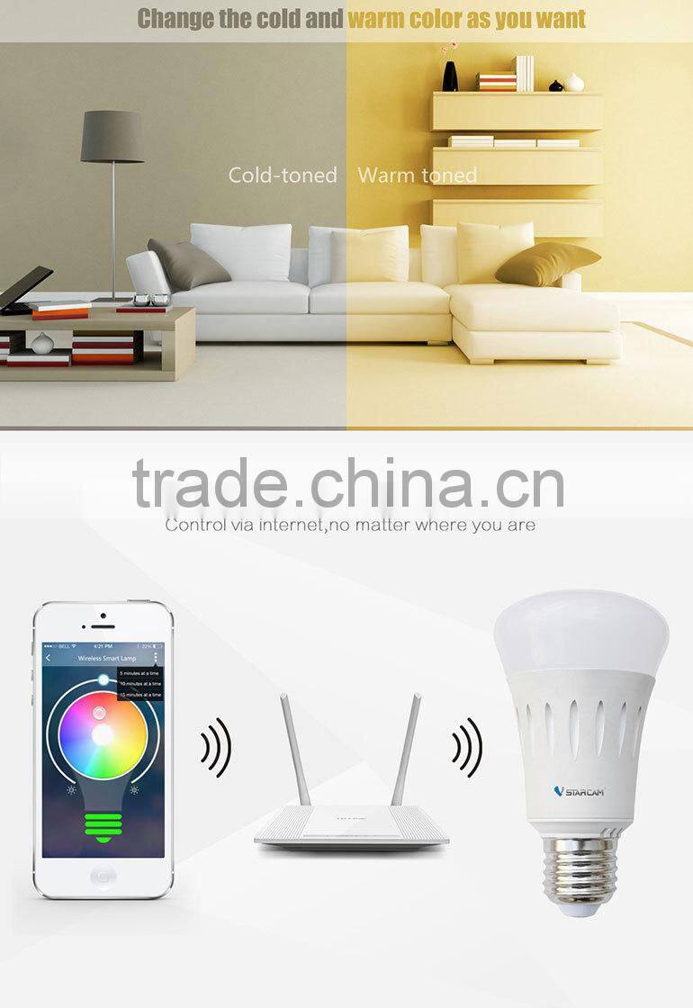 VStarcam wf820 Smart Home System E27 Base Phone APP control pest control hidden surveillance systems