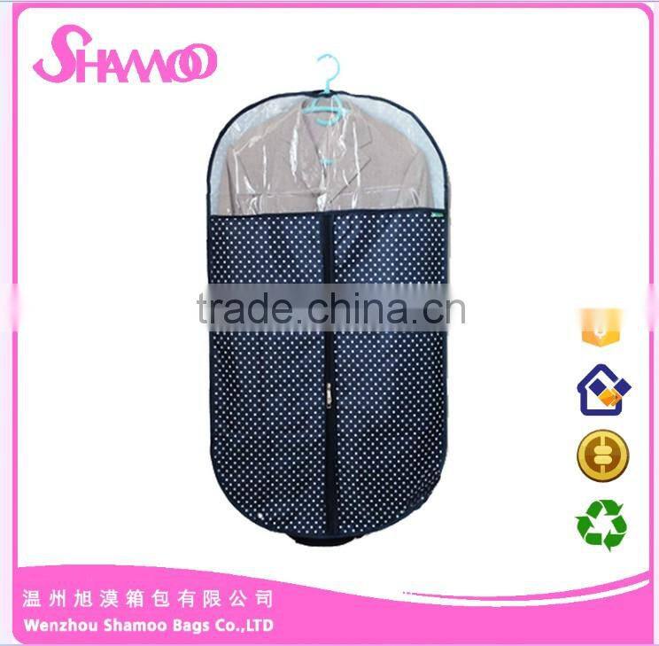 210D Polyester foldable mens suit garment bag