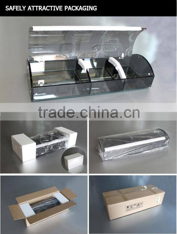 Modern cabinet hotel glass bathroom furniture