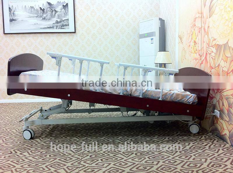 H838a Multfunctions electric nursing home furniture for patient house care bed