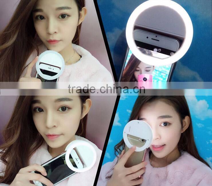 Universal Smartphone Portable Camera Light Led Selfie Case 2016 New Products