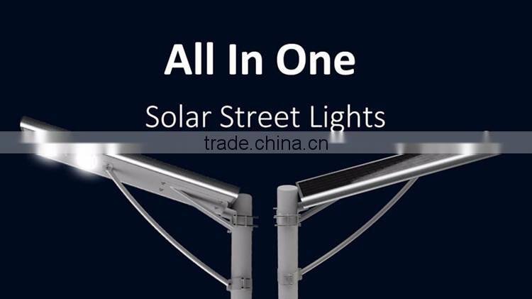 COB Intelligent PIR Motion Sensor Solar LED Street Light 15W 18W 20W 30W 40W 50W 60W