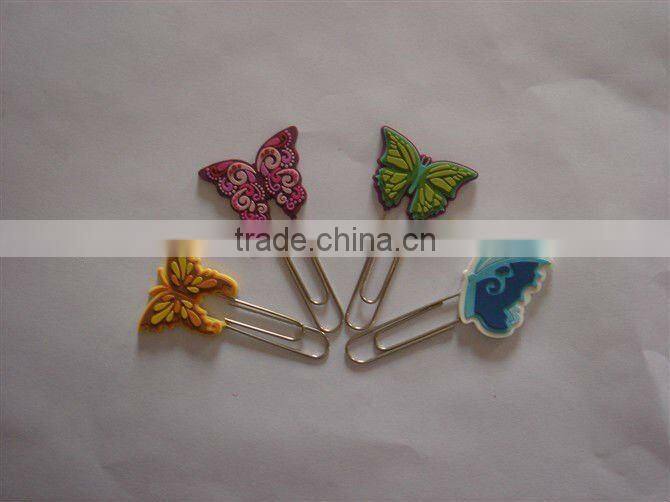 custom soft PVC promotion bookmark