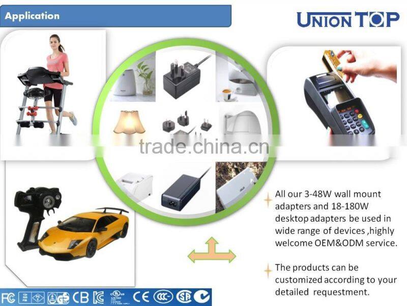 Fast Delivery Universal AC to DC 7.2V Wall Power Supply with Multiple Plug