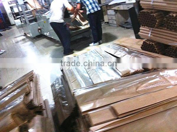 quick delivery brown kraft Pape bread Bags sqaure bottom in store