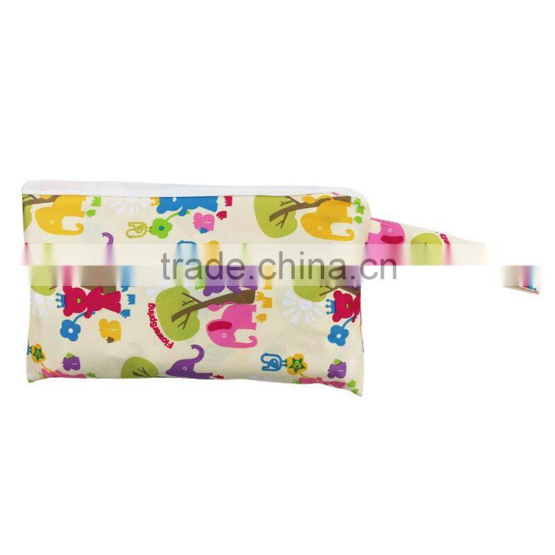 2016 new design printed pul with fleece baby changing mat