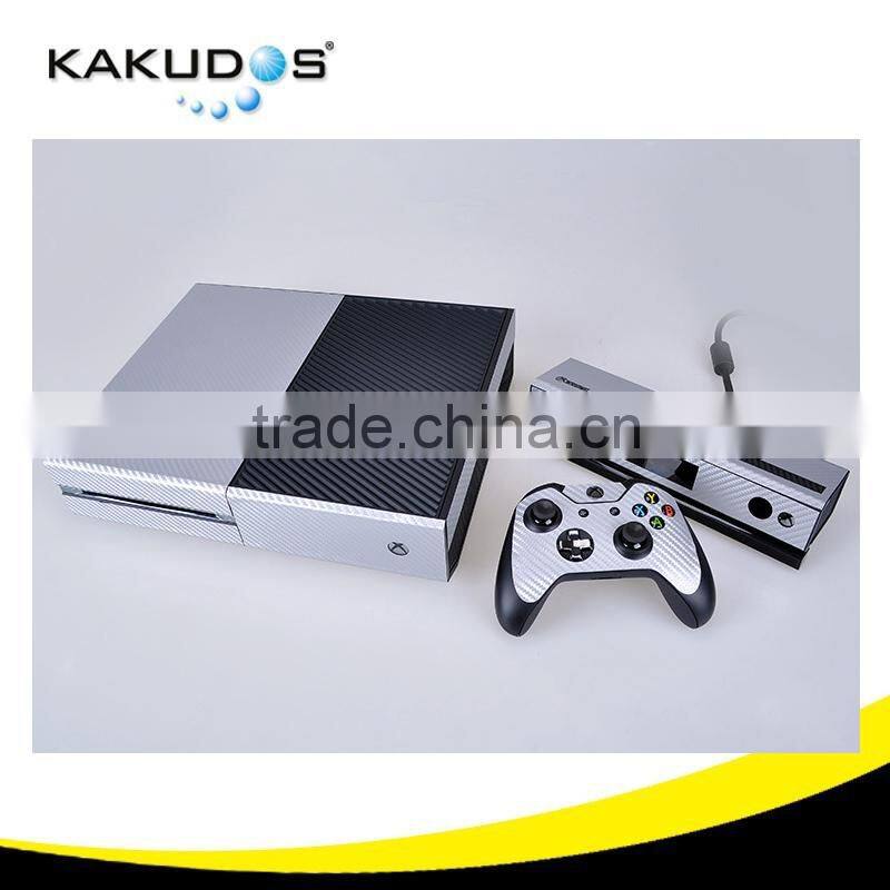 high quality 3D carbon Fiber vinyl Console skin sticker for Xbox One console